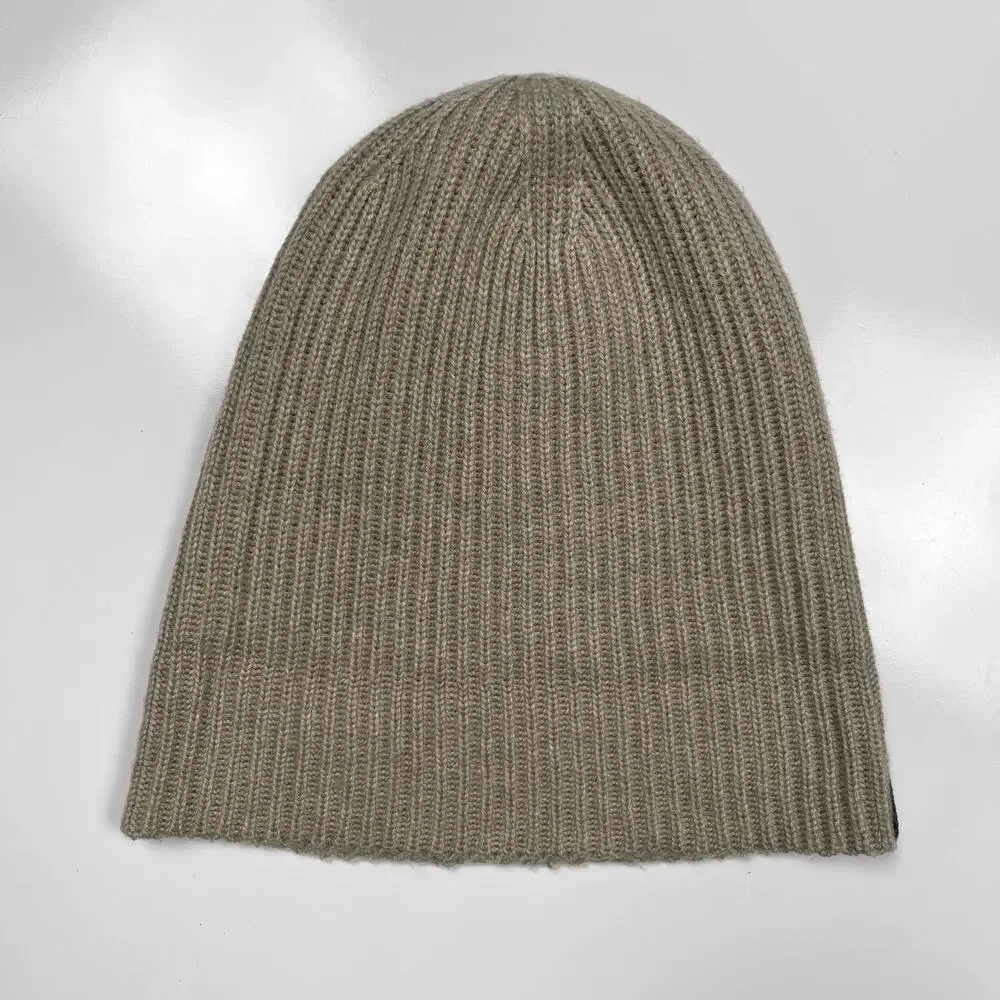 NWT Calvin Klein Cuff Knit Beanie Tan Winter Cuffed Hat OS CKO200196